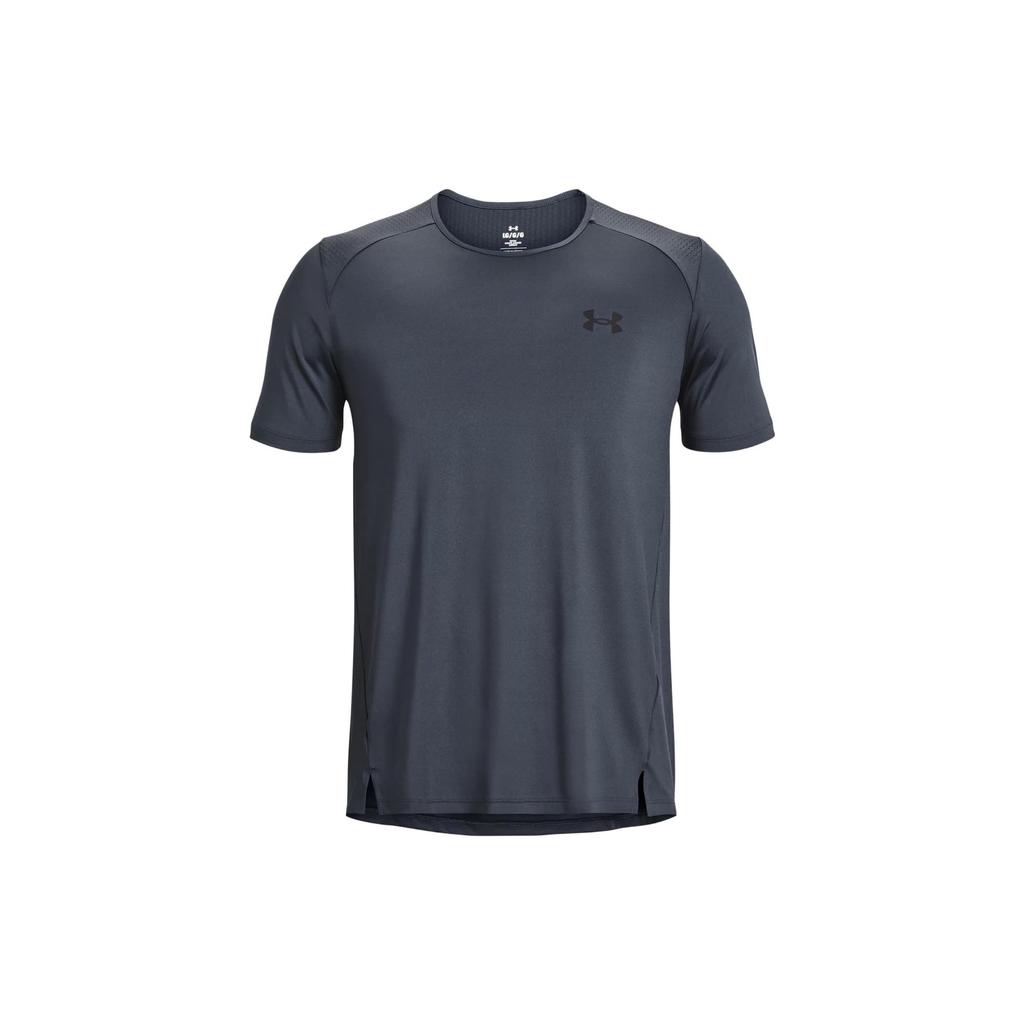 Under Armour Printed Sports Crew Neck Short Sleeve T-Shirt Men Tops Storm-Grey 1376785-044
