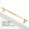 Zinc Alloy Cabinet Door Handle Light Luxurious French Style Wardrobe Door Handle High-end Solid Antique Kitchen Cupboard Pull