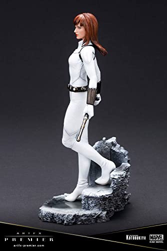 ARTFX PREMIER MARVEL UNIVERSE Black Widow White Costume Edition 1/10 Scale PVC Pre-painted Easy-to-Assembly Figure MK366