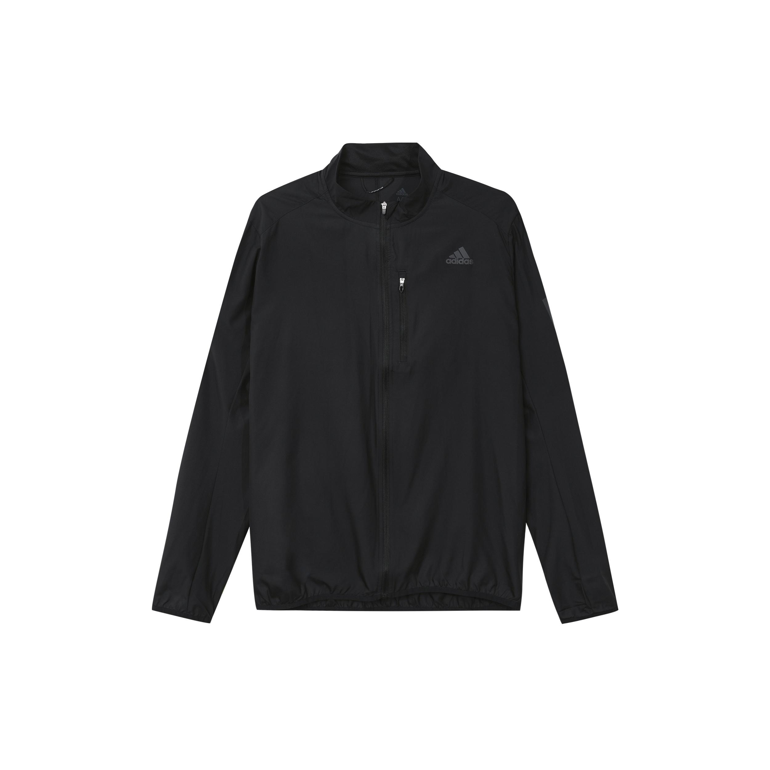 adidas Own The Run Jkt Reflective Printing Running Jacket Black Men s DQ2537 XS