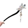Elegant Black Sandalwood Hairpin with Tassels - Traditional Chinese Hanfu & Cheongsam Accessory for Women