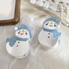 Fashionable White Snowman Hair Clamp Acetate Hairpin Hair Decoration Hairpieces for Women Unique Wedding Hair Ornament