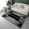 Tappeto SPN Supernatural Dean Sam per Stanza dei Giochi, Camera da Letto, Soggiorno, Divano, Decorazione Casa, Tappeto per Area Bambini, Tappetino Antiscivolo, Regalo