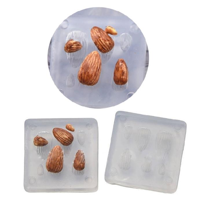 Epoxy Apricot Kernel Ornament Mold Silicone Crafts Mold for Home Decoration