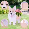 Einzigartiger Hunde-Pflanztopf Einfach zu montieren Süßer Hunde-Blumentopf für Heim-Gartendekoration