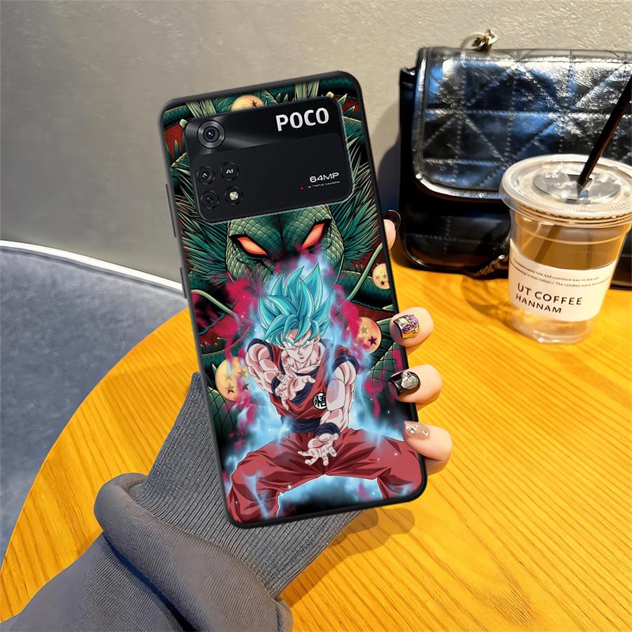Funda Phone Cover Case for Xiaomi Poco F8 C71 F3 X3 X4 X5 X7 Pro M5 C50 C61 F1 M3 M4 M7 Pro C75 Goku Cool Dragon Ball