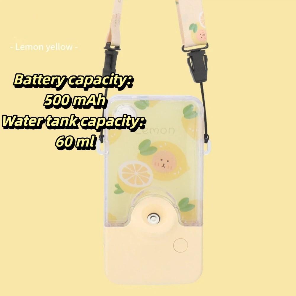 Fine Soft Mist Skin Moisturizing Device USB Rechargeable Rechargeable Sprayer  Summer Days жёлтый