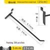 Clip-on Straight Hook for Slotted Pegboard - Aluminum Display Hook for Electronic Components and Sample Exhibits