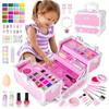 Creative Washable Princess Makeup Kit for – Pretend Play Cosmetic Set, Perfect Birthday for Princess Parties  Play Girls Gift