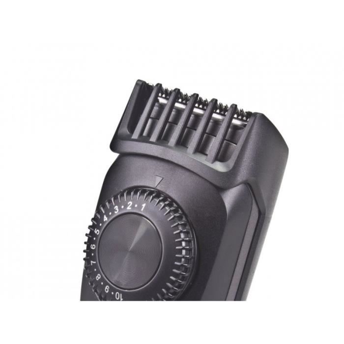 Tondeuse à barbe rechargeable. Noir