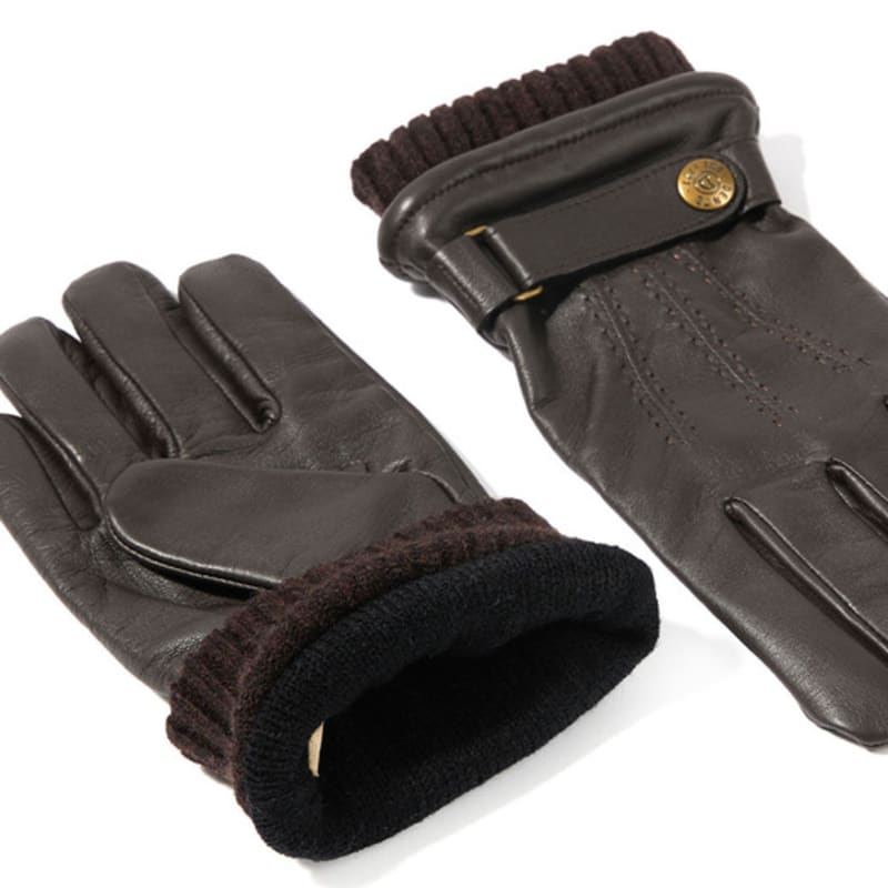 DENTS Henry Touchscreen Men's Leather Gloves - Brown