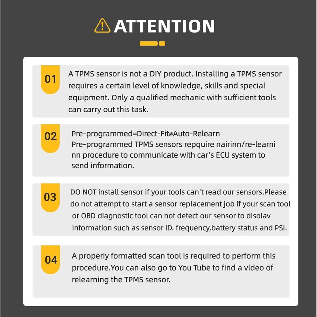 Tire Pressure Monitoring System Sensor (TPMS) Compatible with 19-20 Altima 18-20 Leaf 16-20 Rogue 17-22 Rogue Sport 407004CB0A 407004CB0B A2C99668703