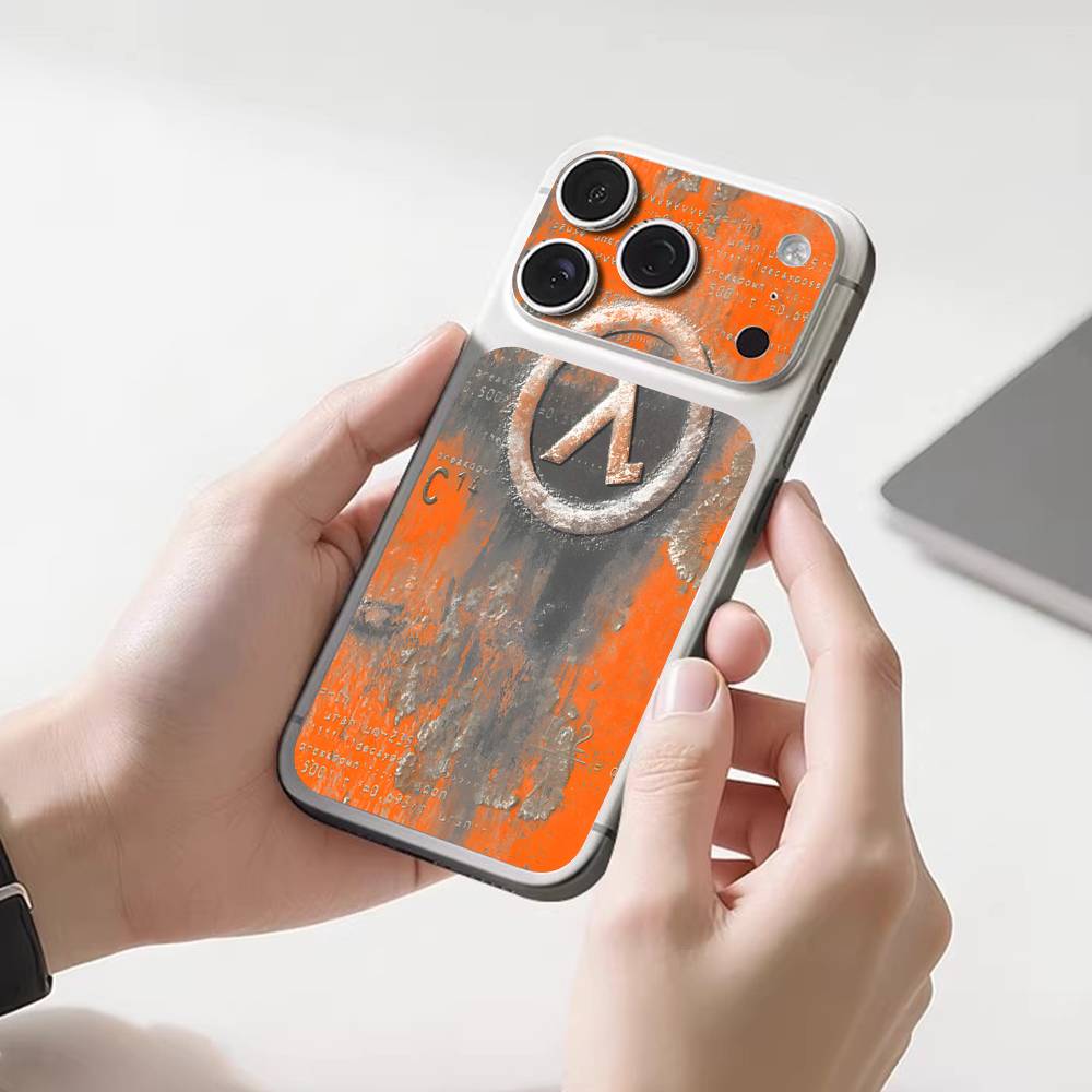 Game Half Life Back Cover Decal Protective For Iphone 17 Pro Max Skin Sticker Back Protective Decorative Sticker