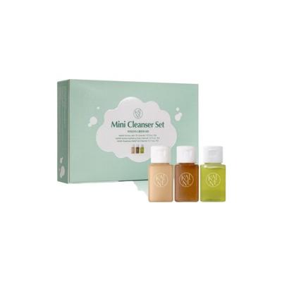 Mini Cleanser Set 30ml X 3ea (Kombu, Rosemary, Vitamin) Travel Kit Vegan K-Beauty