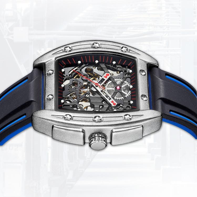 AILANG New Automatic Mechanical Watch Hollow Men's Watch Waterproof Cool Fashion Men's Watch