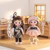 BJD Doll Clothes & Mobile Phone Charm Set: Includes Doll Figure, Toy Car Keychain & Accessories