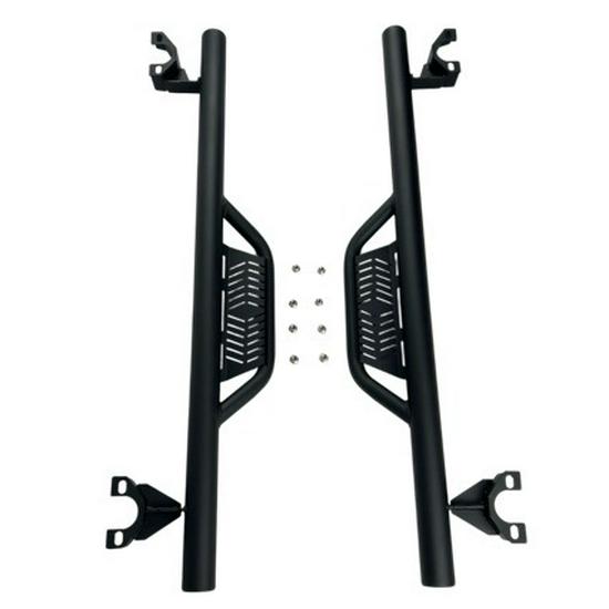 

07-17 JK Wrangler Rocker Guards Round Bull Bar Side Steps Mei Ji Te
