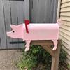 Garden Animal Shape Mailbox Weatherproof Dog And Pig Postal Box For Farm Yard Patio Creative Mailbox Outdoor Garden Decor