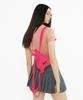 Pleatsmama Mini Bow Backpack Pink