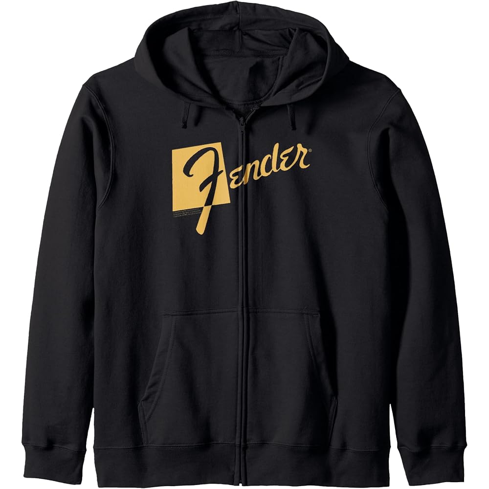 Fender Retro Text Logo Zip Hoodie