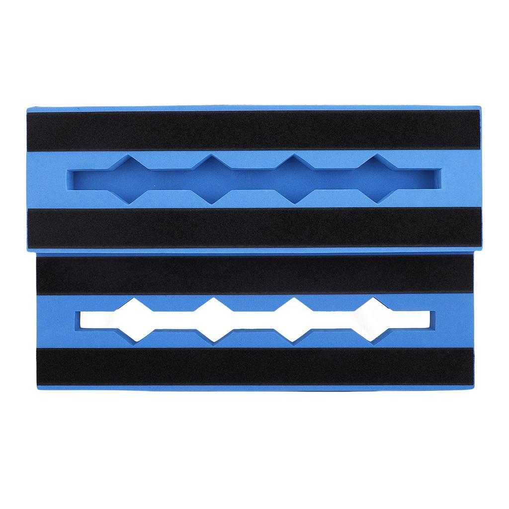 Guitar Pedal Track Board Non Slip EVA Multiple Effects Storage Board for 6 10 Pedals Blue