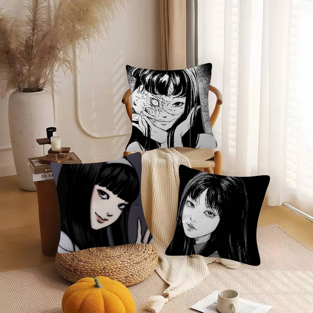 Anime Tomie Kawakami Game For Cartoon Print Peripheral Pillow Case Cushion Cover Home Decor Birthday Gift Pillowcover