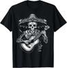 Dia De Los Muertos Skeleton Mariachi Guitar Day of The Dead T-Shirt
