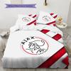 AFC Ajax Pattern Bedding Quilt Set  Home Decoration  Gift (1 * Duvet Cover + 2 * Pillowcase  Without Core)