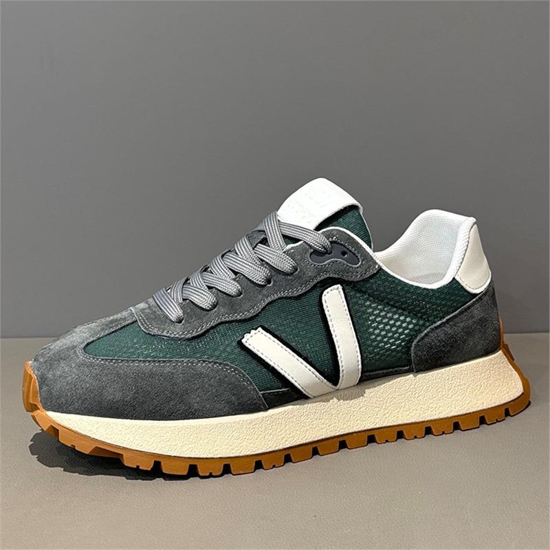 Летние новые сетчатые дышащие повседневные туфли на толстой подошве 38