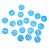 20Pcs ABS Farm Livestock Tags Round Shape Hanging Identification Tags  Animal Tracking