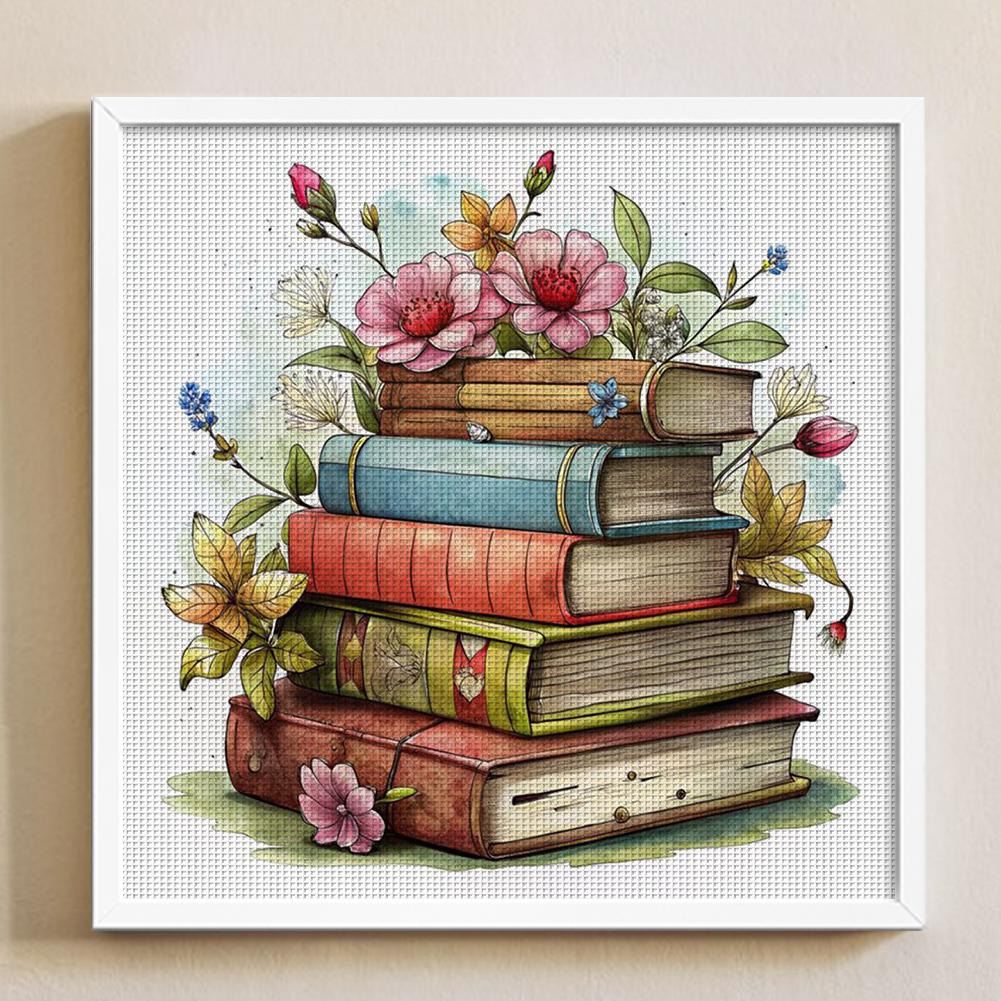 #L Full Embroidery Eco-cotton Thread 11CT Printed Book Cross Stitch Kit Art