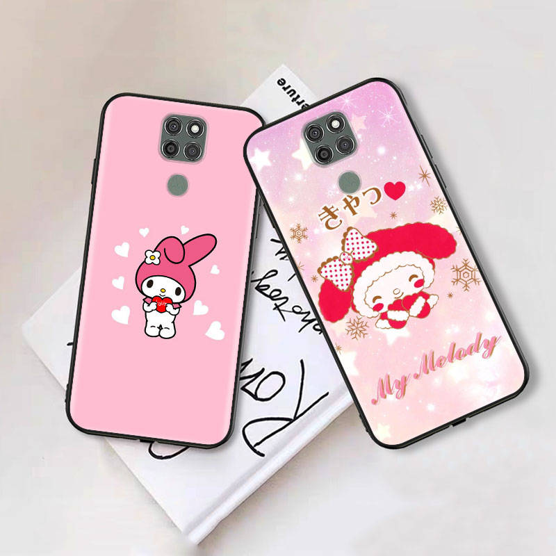 Black Case for Xiaomi Poco X6 X4 M5 M6 F5 F6 C65 C55 C50 C51 C40 Pro Redmi 14C A3X 13C 12C 11T 10A 9C Note 7 6 8A Plus L-10 My Melody