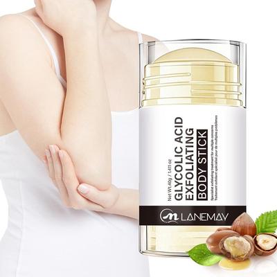 Glycolic Acid Exfoliating Body Stick-Exfloiates Surface Skin Cells, Smoth Rough-Helps To Unclog Oily Pores To Target Breakout-prone Skin, 40g