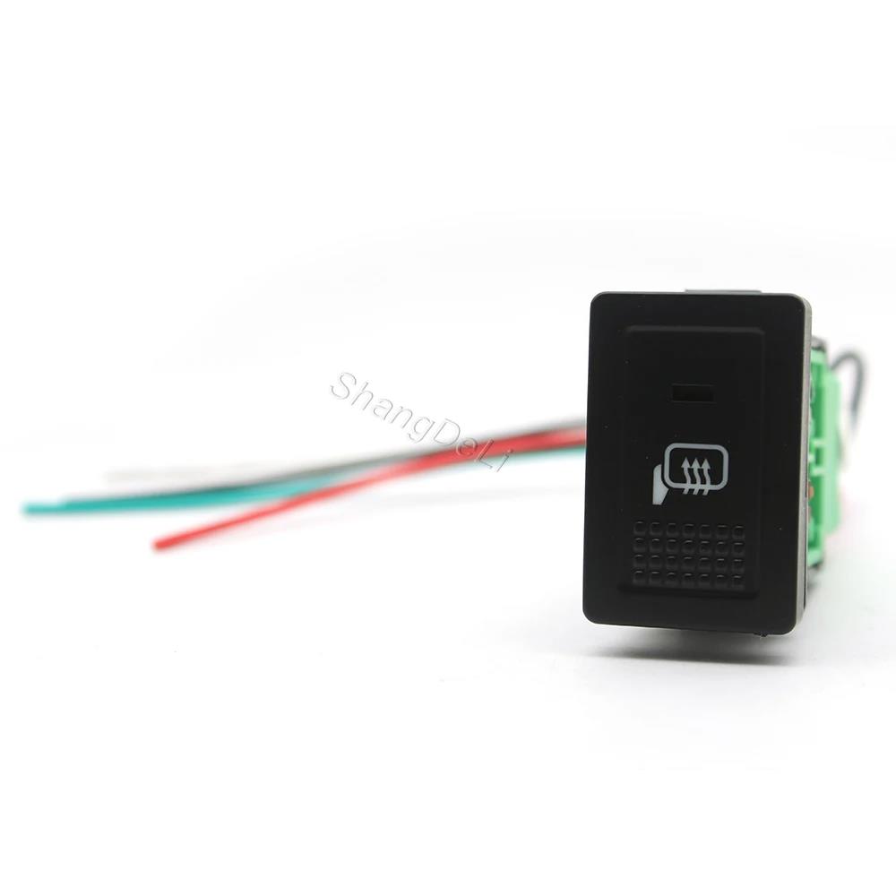 1PC Car LED Parking Radar Seat Steering Wheel Mirror Heating Diff Lock Switch Button For Suzuki SX4 Swift Grand Vitara 2006-2012