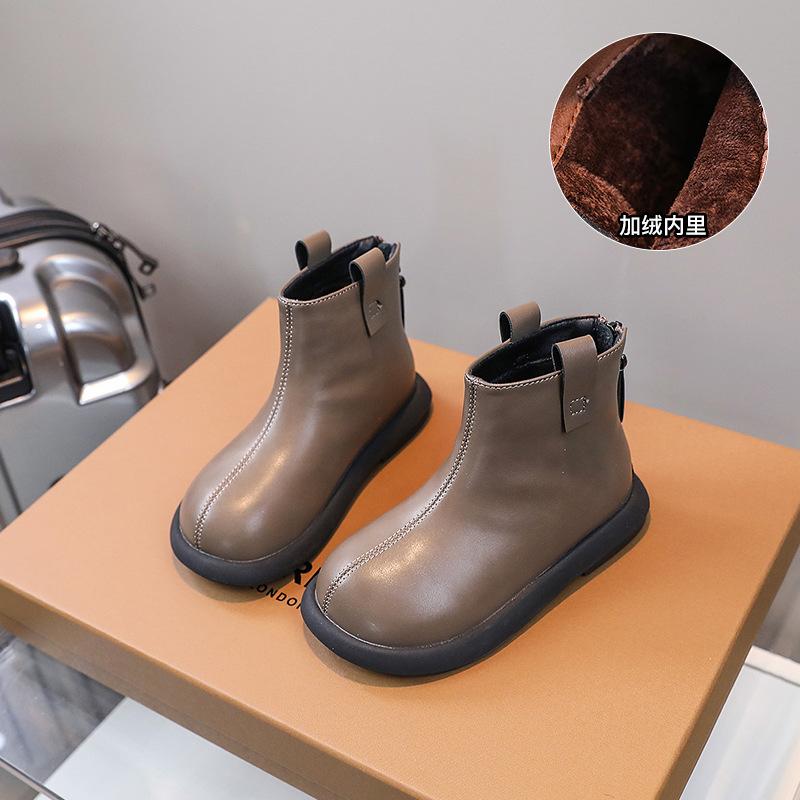 

Маленькая темная лошадка одноклассница осенне-зимние детские короткие сапоги модные и простые сапоги для девочек корейская версия сапог принцессы для девочек 22-25 whole hand 4 pairs starting shot