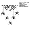 jijijing Halloween Spider Web Light Switch Sticker, Upside Down Decal, Removable Decals, PVC Waterproof Wall Art for Home Bedroom Living Room Entrance