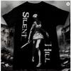 2000s American Retro Washed Short Sleeved Tshirt for Unisex Y2k Top Horror Print Womens Casual Streetwear Emo Girl Cotton Tshirt