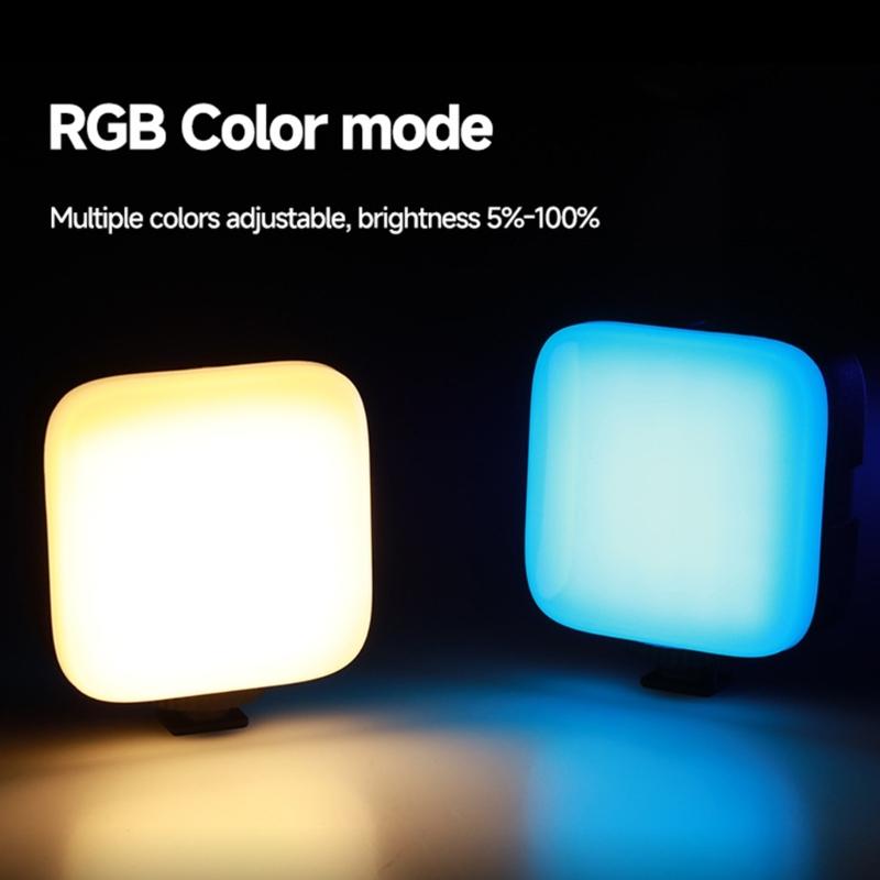 Mini Square Mobile Phone Fill Light Magnetic Mount Photography Lighting For Live Content Creation 3000K-6500K Adjustable