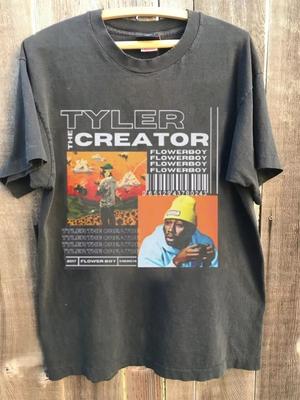 Tyler The Creator Shirt, Vintage Flower Boy Album Charcoal Color Tshirt S-5XL Unisex T-Shirt
