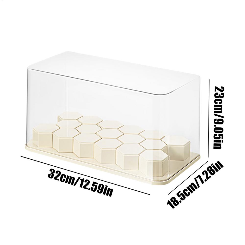 Figure Display Case Clear Display Holder For Figures Detachable Cube Stand Design Boxes For Shelf Corner Bookshelf Miniature