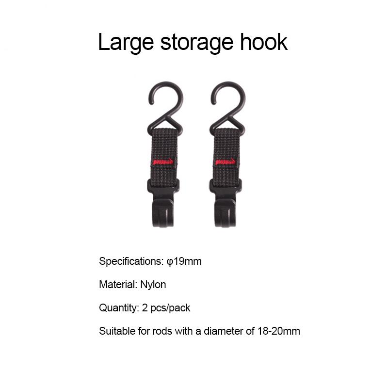 

Наружная подвесная стойка, пряжка для ремня, инструмент для кемпинга, подвижный крючок для хранения, съемный крючок для перекладины, пряжка для ремня на стойке для палатки L 2PCS