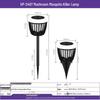 Outdoor Solar Mosquito Killer Lamp - Waterproof, Garden & Courtyard Insect Repellent
