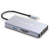 Station D'accueil USB-C 10 En 1 HDMI/VGA/USB-C-PD/USB 3.0/SD/TF/GbE/AUX - Conceptronic DONN20G