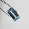 17.40 Ct Natural Baguette Cut Loose Gemstone   A++ Blue Aquamarine