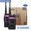 2 Peças BAOFENG UV-5R 5W 8W Alta Potência Banda Dupla Rádio Bidirecional Longo Alcance Portátil Walkie Talkies Para Caça