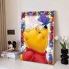 Disney Diamond Painting Winnie The Pooh and Butterfly Illustration 5D DIY Diamond Painting Embroidery Set Round Diamond Art Mosaic Home Decor