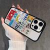 Japanese Collage Clear Silicone Case For Iphone 12 14 Plus 11 16 13 17 15 Pro Max Anti-Yellowing Slim Protective Cover