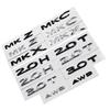 For  MKZ Continental Modified Car Rear Logo MKC MKX Rear Trunk Logo 2.0T 3.0T AWD Displacement Logo English Car Logo