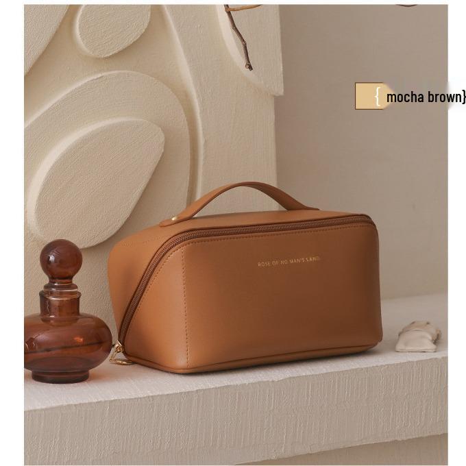 Portable Waterproof Accordion Makeup & Toiletry Bag - Large Capacity Travel Organizer