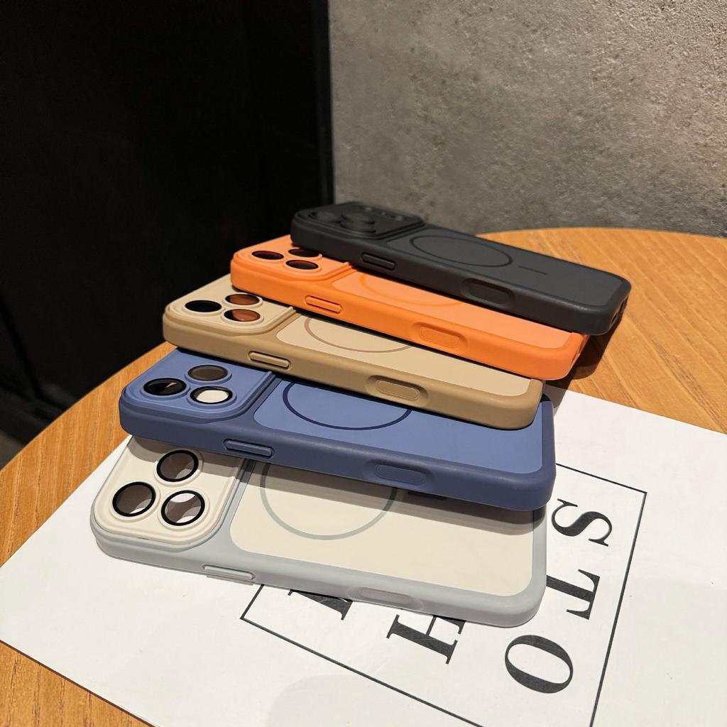 Color-Block Magnetic Protective Case for iPhone 17/16 Pro/15 Pro Max